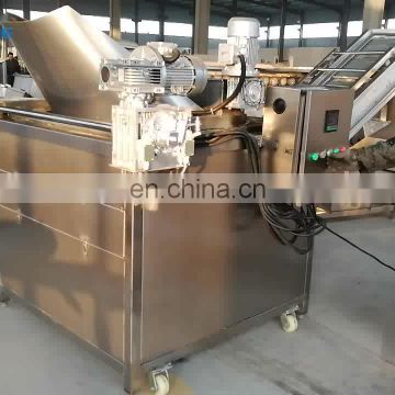 energy saving gas heated automatic stirring and discharge cassava garri churros french fries batch fryer