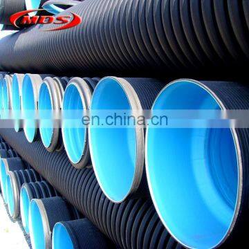 hdpe double wall corrugated drainage pipe 1100mm