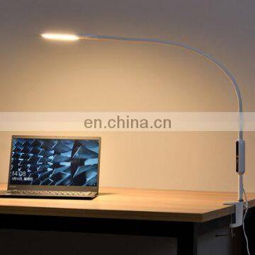 flexible arm dimmable  study  clamp  lamp with remote control