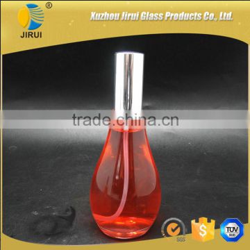 45ml Beautiful Water-drop Shape Clear Glass Perfume Bottle