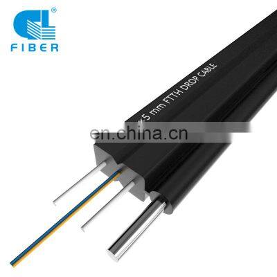 GJYXFCH G657A SM 1 Core Fiber Optic FTTH Drop Cable 1KM / Fibra Drop