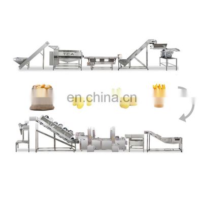 Fully automatic potato chips production line / potato chips fried production line