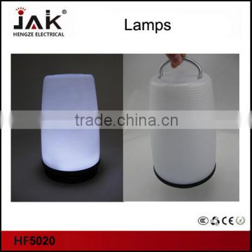 JAK HF5020 hot sell sound and touch rechargeable emergency lantern