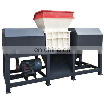 metal chips car tire double shaft dual spindle shredder factory
