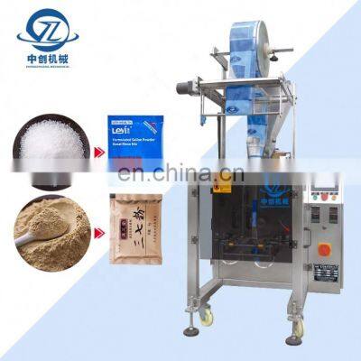 Three Side Sealing Vertical Filling Automatic Price Instant Coffee Chili Spices Powder Sachet Packing Machine Emballage Sucre