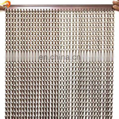 Customization Factory Endurable Decorative Mesh Fly Screen Curtain Mesh Decorative Chain Mesh