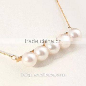 New Arrivals Fashion Star Style 925 Sterling Silver Pearl Necklace