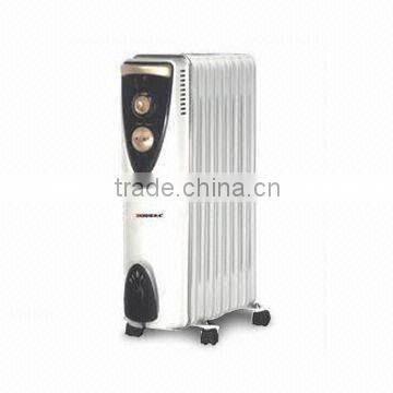 Oil Radiator with 7 Fins, Three Heat Settings and High Thermal Efficiency
