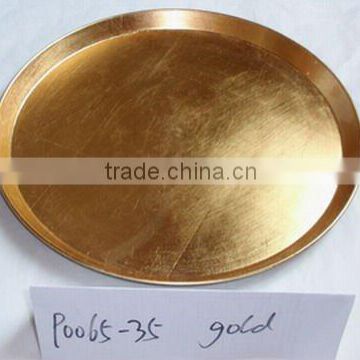 Gold Christmas charger plate