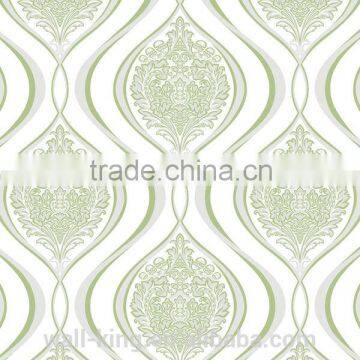 chinese royal style wallpaper green color