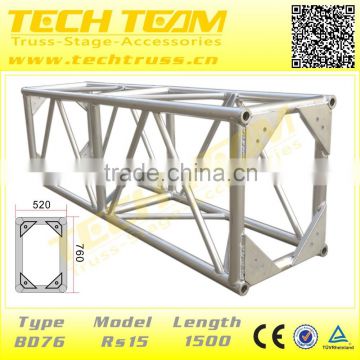 Length=1500mm Crank Stand For Event Lighting Truss Aluminum Lighting Truss BD76-RS15