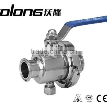 3 inch Stainless steel Sanitary Clamp quick release Ball Valve dn20