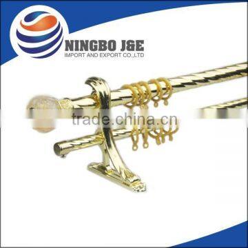 New design 28/19mm metal double curtain rod