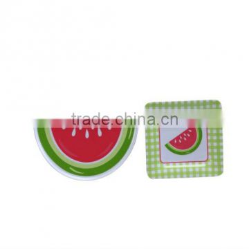 Children watermelon pattern plate