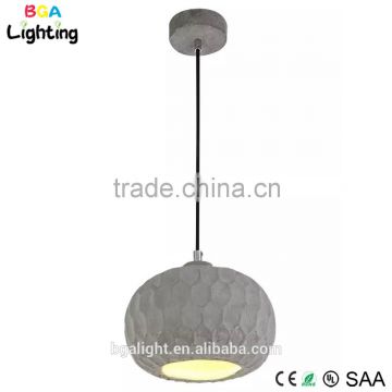 Concrete 12 volt pendant lights suspension lamp for dinning room
