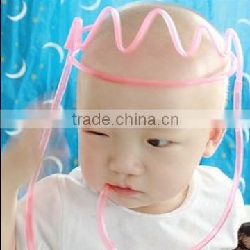 Lovely design Straitjacket plastic straw with fun for kids