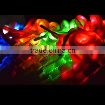 many models party decoration Flash Light Illumination Nylon Shoelace For Sale