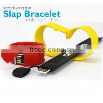 Customize your slap bracelet usb flash memory