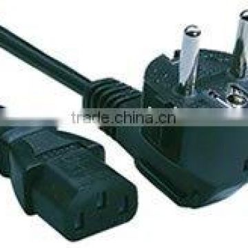 Russian PCT power cord VDE and Rohs Approval