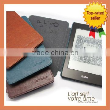 LaPoueze KINDLE Paperwhite Smart Case Cover Premium Leather with Auto Wake Sleep Wholesales Kindle Case