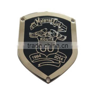 high quality custom round die cast club challenge coin (4mm thickness)