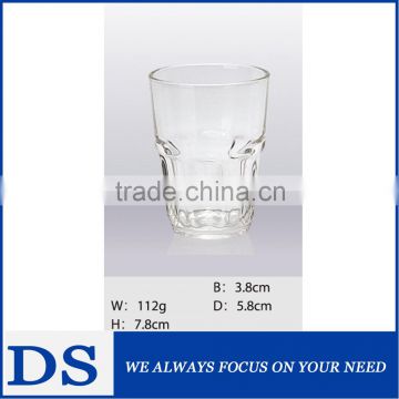 Hotsale elegant shape glass cup drinkingware