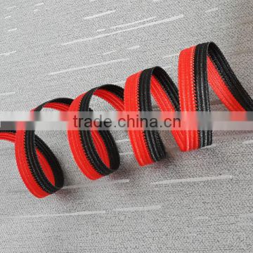 Black&Red Polyester Webbing Tape For Garment