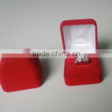 red beautiful ring box for wedding