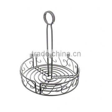Stainless Steel Condiment Rack, 7-3/4-Inch