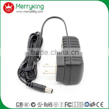 Durable modeling 12v 700ma power adapter with UL cUL FCC PSE for JP US, DOE VI compliant