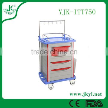 YJK-ITT750 The latest style and high quality of cheap stainless steel infusion treatment cart for sale