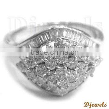 14 K White Gold Rings, Diamond Wedding Rings, Diamond Jewellery