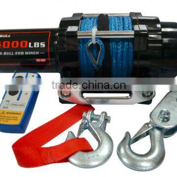 12V-4000LBS-Wireless--Synthetic Rope-Electric- Winch-4WD-ATV-BOAT-TRUCK