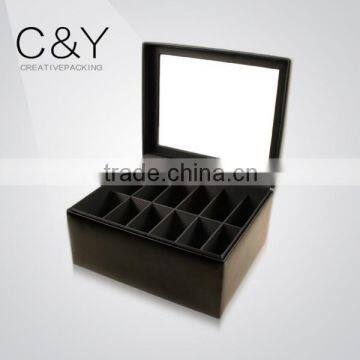 PU leather custom belt storage packaging box