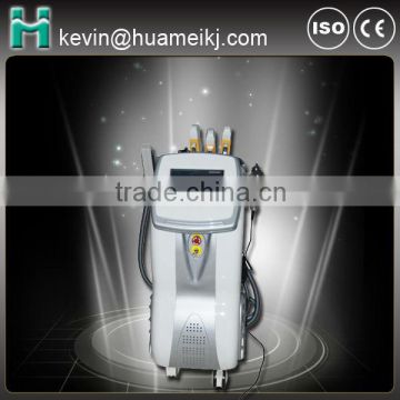 Armpit / Back Hair Removal IPL+E-light+RF+cavitation+Nd Yag Laser Shrink Trichopore 5 In 1 Multifunction Beauty Equipment With CE Certificate