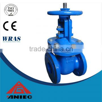 OS&Y gate valve resilient seated gate valve with wheel handle