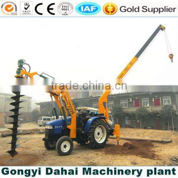 New design ISO approved Crane Bulldozer hydraulic auger drilling 3 in 1machine