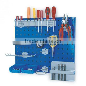 tool board Storage Steel Hanger Garage Organizer Rack,plastic wall mount,12pcs wall mounted tool organizer kit pegboard (302812)