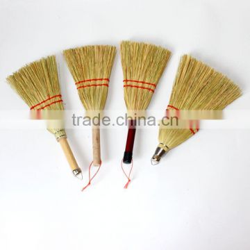 ESD Corn Straw Hand Whisk Broom With Metal Ring Cap