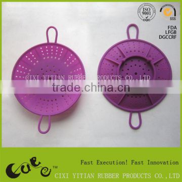 FDA food grade collapsible silicone strainer