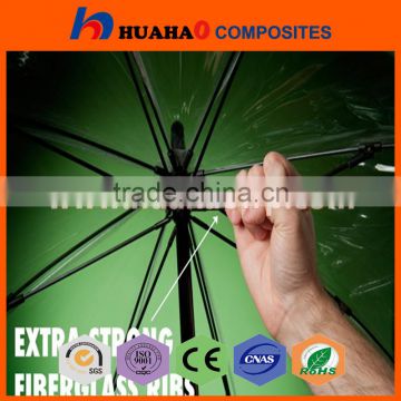 FRP Umbrella Frame,High Strength Umbrella shafts Colorful UV Resistant Durable FRP Umbrella Frame