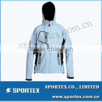 Functional Xiamen Sportex wholesale ladies' softshell jacket, softshell jacket for ladies, ladies softshell jacket OEM#YC13048