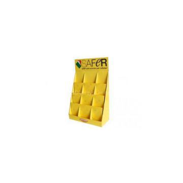 Yellow Cardboard Counter Displays ENCD015 with Optional kits for free installation