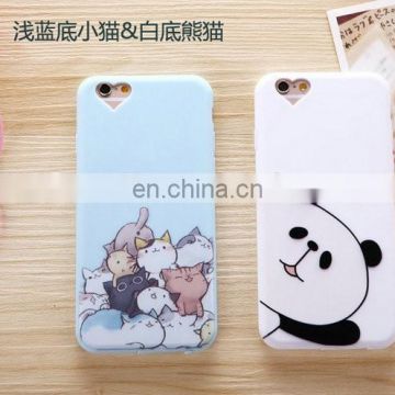 Chinese factory direct price silk print cartoon TPU rubber phone cover