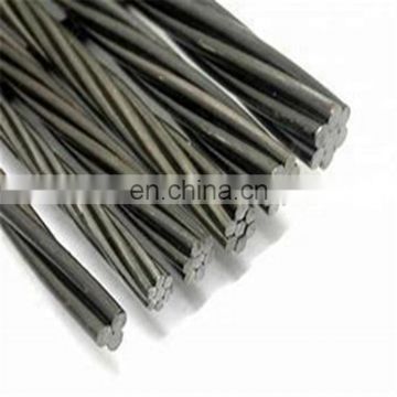 ASTM A416 Grade galvanized PC wire strand with structure 1*7