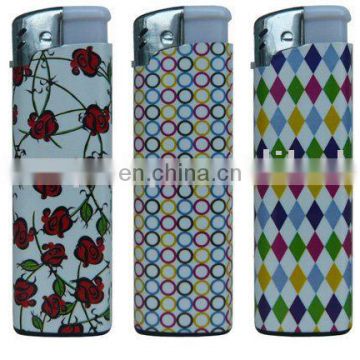 plastic gas lighter with full color printing pictures