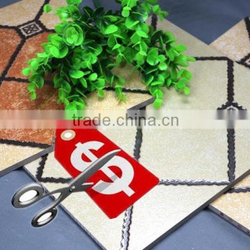 600X600mm cheap floor tiles 3D inkjet design porcelain tiles with promotion tiles