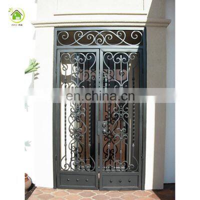 The design of the kerala  double door iron pipe door of the front