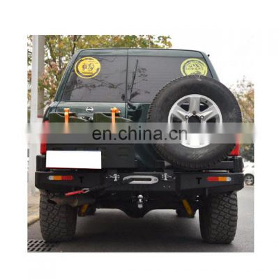 rear bumper for nissan patrol Y61 1997- 2004, with tire carrier and oil holder
