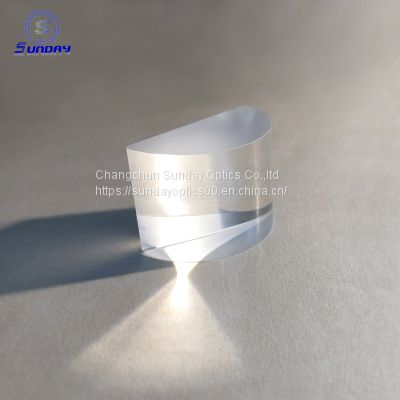 Quartz  Double Convex Cylindrical Lens  Dia.12.5mm EFL100mm Wavelength  350-650nm AR Coating